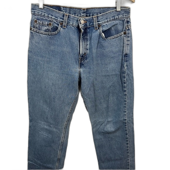 Levi's Vintage 505 Straight Leg Denim Jeans Size 12 - Picture 3 of 14